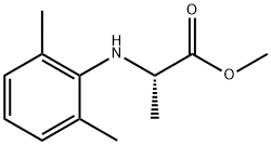 methyl N-(2,6-dimethylphenyl)-DL-alaninate Structure
