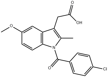 Indometacin Structure