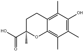 (R)-(+)-6-HYDROXY-2,5,7,8-TETRAMETHYLCHROMAN-2-CARBOXYLIC ACID Structure