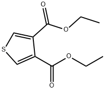 3,4-Thiophenedicarboxylic acid, diethyl ester Structure
