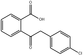 2-((4-Chlorophenyl)acetyl)benzoic acid Structure