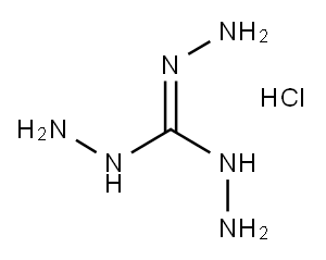 2-(HYDRAZINOCARBOHYDRAZONOYL)HYDRAZINIUM CHLORIDE Structure