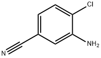 3-AMINO-4-CHLOROBENZONITRILE Structure