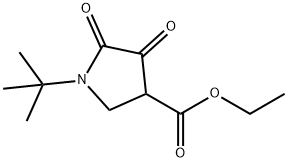 ETHYL 1-(TERT-BUTYL)-4,5-DIOXOPYRROLIDINE-3-CARBOXYLATE Structure