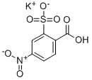 2-Carboxy-5-nitrobenzenesulfonic acid potassium salt Structure