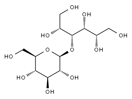 4-O-BETA-D-GLUCOPYRANOSYL-D-GLUCITOL Structure