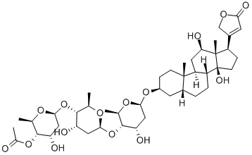 BETA-ACETYLDIGOXIN Structure