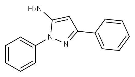 5-AMINO-1,3-DIPHENYLPYRAZOLE Structure