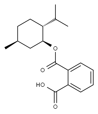 MONO-(1S)-(+)-MENTHYL PHTHALATE Structure