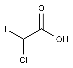 chloroiodoacetic acid Structure