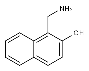 2-HYDROXYNAPHTHALEN-1-YLMETHYLAMINE Structure
