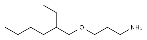 2-Ethylhexyloxypropylamine Structure