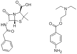 Procaine penicillin G Structure
