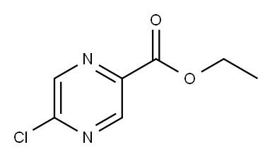 Pyrazinecarboxylic acid, 5-chloro-, ethyl ester Structure