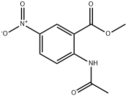 METHYL 2-(ACETYLAMINO)-5-NITROBENZOATE Structure