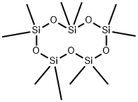 Decamethylcyclopentasiloxane Structure