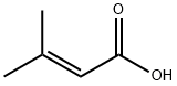 3,3-Dimethylacrylic acid  Structure