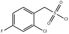 (2-chloro-4-fluorophenyl)methanesulfonyl chloride Structure