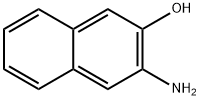 3-AMINO-2-NAPHTHOL Structure
