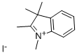 1,2,3,3-Tetramethyl-3H-indolium iodide Structure