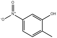 2-Methyl-5-nitrophenol Structure