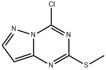 4-CHLORO-2-METHYLTHIOPYRAZOLO[1,5-A]1,3,5-TRIAZINE Structure