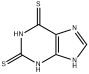 2,6-Dithiopurine Structure