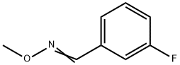 Benzaldehyde, 3-fluoro-, O-methyloxime (9CI) Structure