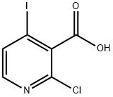 2-CHLORO-4-IODO-NICOTINIC ACID Structure