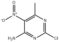 4-AMINO-2-CHLORO-6-METHYL-5-NITROPYRIMIDINE Structure