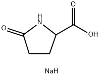 2-Pyrrolidone-5-carboxylic acid sodium salt Structure