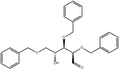 2,3,5-Tri-O-benzyl-D-ribose Structure