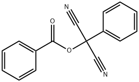 alpha,alpha-dicyanobenzyl benzoate  Structure