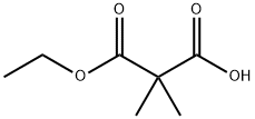 3-Ethoxy-2,2-dimethyl-3-oxopropanoic acid Structure