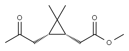 METHYL (1R,3S)-2,2-DIMETHYL-3-(2-OXOPROPYL)-CYCLOPROPANEACETATE, 96 Structure