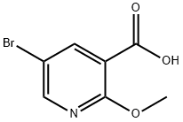 5-BROMO-2-METHOXY-NICOTINIC ACID Structure