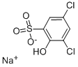 Sodium 3,5-chloro-6-hydroxybenzenesulfonate Structure