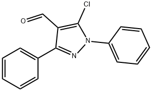 5-CHLORO-1,3-DIPHENYL-1H-PYRAZOLE-4-CARBALDEHYDE Structure