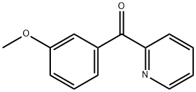 (3-Methoxyphenyl)2-pyridinylmethanone Structure