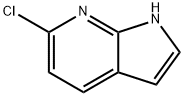 6-CHLORO-1H-PYRROLO[2,3-B]PYRIDINE Structure