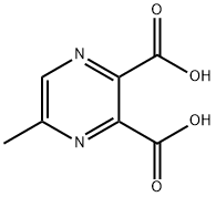 5-Methyl-2,3-pyrazinedicarboxylic acid Structure