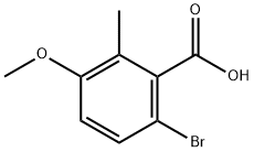 6-Bromo-3-methoxy-2-methylbenzoic acid Structure