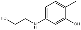 5-[(2-Hydroxyethyl)amino]-o-cresol Structure