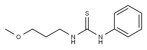 3-(3-Methoxypropyl)-1-phenylthiourea Structure