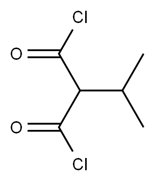 Propanedioyl dichloride, (1-Methylethyl)- Structure