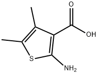 2-Amino-4,5-dimethylthiophene-3-carboxylic acid Structure