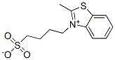 2-methyl-3-(4-sulphonatobutyl)benzothiazolium Structure