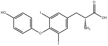 3,5-Diiodo-D-thyronine Structure