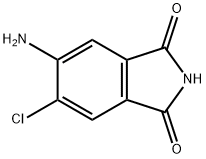 5-AMINO-6-CHLOROISOINDOLINE-1,3-DIONE Structure