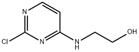 2-[(2-chloropyrimidin-4-yl)amino]ethanol Structure